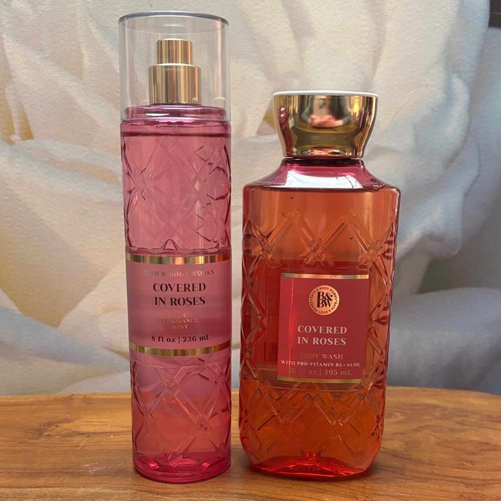 Bath & Body Works Covered in Roses Mist & Body Wash